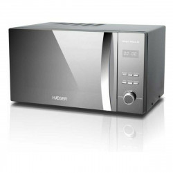 microwave with grill haeger mw-80b.008a grey 800w