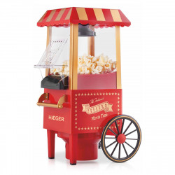 popcornmaschine haeger popper 1200 w rot