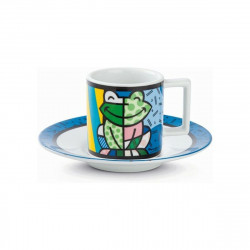 set of mugs britto s5001451 frog plastic 2 pcs