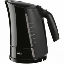 electric kettle with led light braun wk300 black plastic 2200 w 1 7 l 2200 w